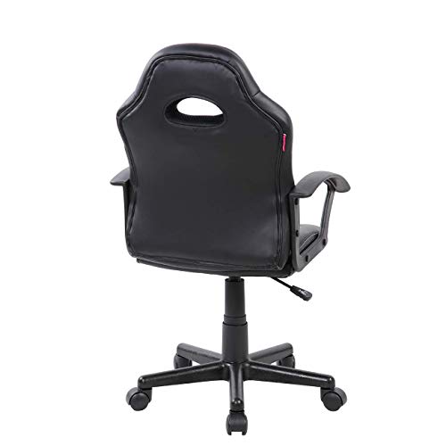 T-LoVendo TLV-SN1 Silla Gaming Racing para Niños Escritorio Estudios Videojuegos Sillón Gamer, Negro/Azul, infantil