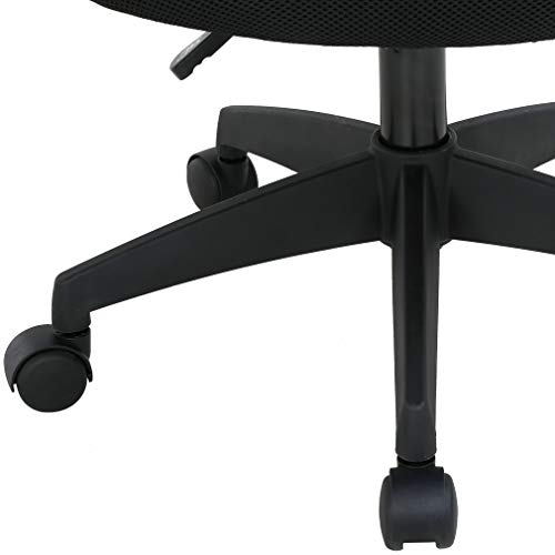 T-LoVendo TY-H03-BLACK Silla de Oficina con Soporte Lumbar, Negro T-LoVendo TY-H03-BLACK Silla de Oficina con Soporte Lumbar, Negro