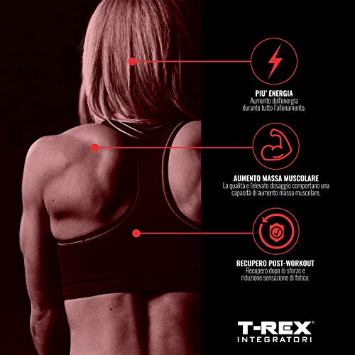 T-Rex Integratori, CREATINE 1300mg Monohidrato Micronizada. 100 Tabletas. Suplemento Deportivos de Creatina para Musculacion