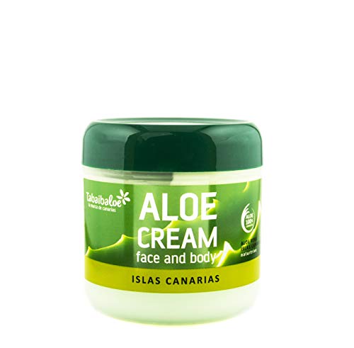 Tabaiba Aloe Vera Crema, Crema Hidratante Facial y Corporal con Aloe Vera, 300 ml Tabaiba Aloe Vera Crema, Crema Hidratante Facial y Corporal con Aloe Vera, 300 ml