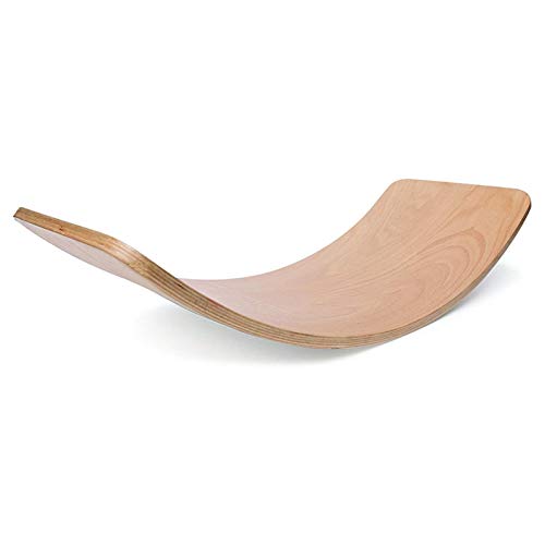 Tabla De Equilibrio De Madera Oscilante, Tabla De Equilibrio De Juguetes Waldorf, Tabla De Curvas Wobbel Para Niños Y Adultos, Tabla De Yoga Para Niños Tabla De Curvas, Para El Hogar Y El Aula