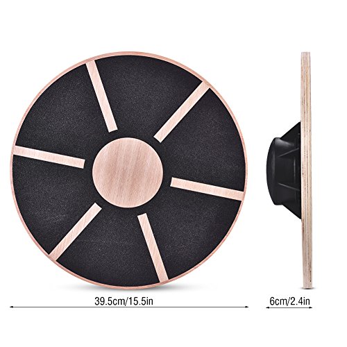 Tabla de Equilibrio de Madera Tabla de Equilibrio de balanceo de Madera Antideslizante para Entrenamiento físico Ejercicio de rehabilitación Tabla de Equilibrio de Madera Tabla de Equilibrio de balanceo de Madera Antideslizante para Entrenamiento físico Ejercicio de rehabilitación