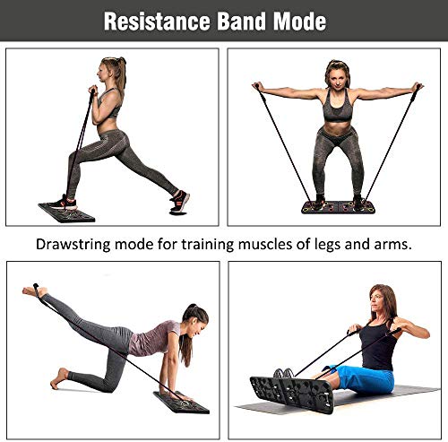 Tabla de Flexiones Ancocs Tabla de entrenamiento 13 en 1 para entrenamiento de fuerza en casa, con mango para flexiones, plegable multifuncional Push Up Rack Board System Tabla de Flexiones Ancocs Tabla de entrenamiento 13 en 1 para entrenamiento de fuerza en casa, con mango para flexiones, plegable multifuncional Push Up Rack Board System