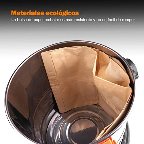 TACKLIFE Bolsas para Aspiradoras, Adecuado para PVC01A y PVC02A, 5 Unidades, Mayor Durabilidad-PVC00Z TACKLIFE Bolsas para Aspiradoras, Adecuado para PVC01A y PVC02A, 5 Unidades, Mayor Durabilidad-PVC00Z