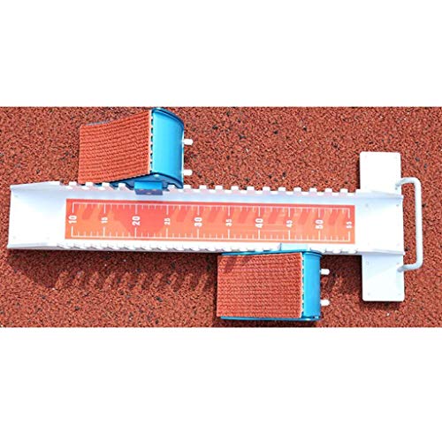 Taco de salida, Pista de carreras profesionales del pedal, adecuados for la pista de plástico, ajustable aleación de aluminio de Atletismo Artículos deportivos, Competición Sprint carrera de entrenami Taco de salida, Pista de carreras profesionales del pedal, adecuados for la pista de plástico, ajustable aleación de aluminio de Atletismo Artículos deportivos, Competición Sprint carrera de entrenami