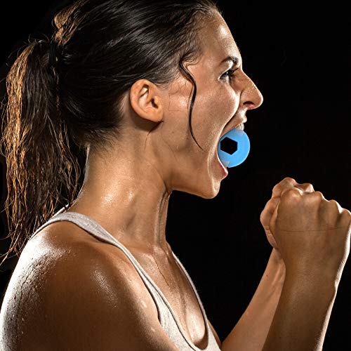TAECOOOL Dispositivo de ejercicio de doble barbilla, ejercitador facial para músculos faciales, masticar la mandíbula bola de fitness para entrenamiento muscular y levantamiento de cara (2 unidades)