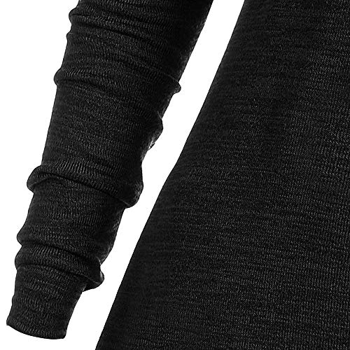 Talla Extra Sudadera Sin Capucha Mujer Largo Blusas Camiseta de Manga Larga Cuello Redondo Suelto Túnica Casual Basic Pull-Over Tops Color Sólido Túnica de Cuello Plegable riou Talla Extra Sudadera Sin Capucha Mujer Largo Blusas Camiseta de Manga Larga Cuello Redondo Suelto Túnica Casual Basic Pull-Over Tops Color Sólido Túnica de Cuello Plegable riou