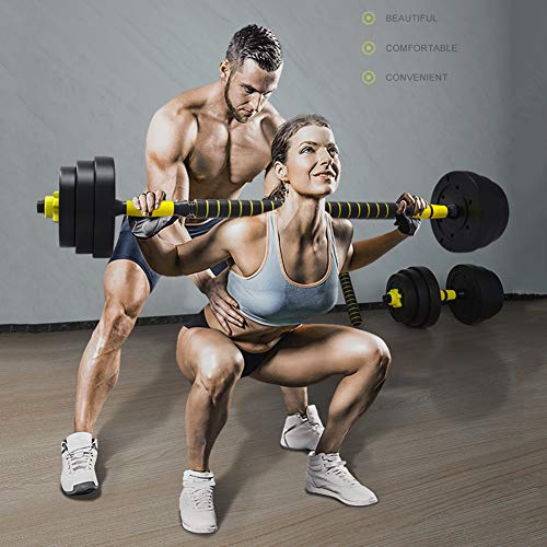 TANCEQI Mancuernas Y Pesas Barra Juego Completo De Pesas para Ejercicios De Entrenamiento Físico Y De Fuerza Manija Ajustable Y Accesorios para Ejercicios De Gimnasio En Casa,20kg TANCEQI Mancuernas Y Pesas Barra Juego Completo De Pesas para Ejercicios De Entrenamiento Físico Y De Fuerza Manija Ajustable Y Accesorios para Ejercicios De Gimnasio En Casa,20kg