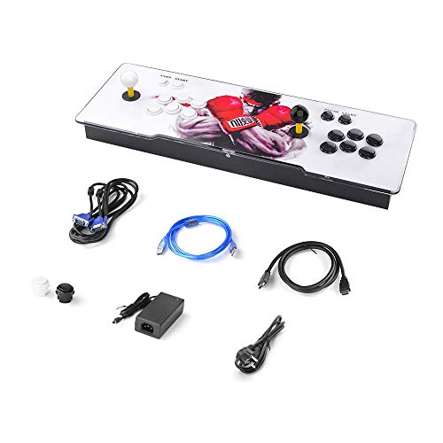 TAPDRA Consola de Juegos Retro Arcade 3D Pandora Key 7 2670 Retro HD Games (Juegos 3D 160 en uno incluidos) HD 1280x720 Soporte multijugador Agregar más Juegos Salida de Audio HDMI/VGA/USB/3,5mm TAPDRA Consola de Juegos Retro Arcade 3D Pandora Key 7 2670 Retro HD Games (Juegos 3D 160 en uno incluidos) HD 1280x720 Soporte multijugador Agregar más Juegos Salida de Audio HDMI/VGA/USB/3,5mm