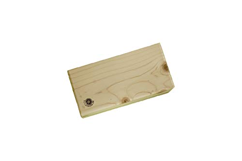 TARA YOGAPROPS Bloque de madera para yoga, regular, barnizado, medidas originales de Iyengar yoga, accesorios de yoga, 8 x 24 x 12 cm, bloque versátil, madera de pino