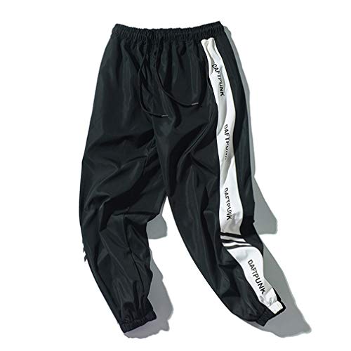 Tasty Life Pantalones De Chándal De Hip-Hop Unisex, Pantalones De Jogging Deportivos Casuales para Hombres, Ropa De Calle Urbana para Adolescentes Y Niños Pequeños, Elegantes Pantalone(M,Black) Tasty Life Pantalones De Chándal De Hip-Hop Unisex, Pantalones De Jogging Deportivos Casuales para Hombres, Ropa De Calle Urbana para Adolescentes Y Niños Pequeños, Elegantes Pantalone(M,Black)