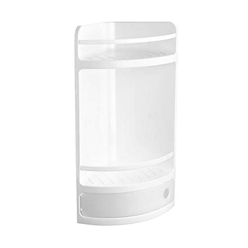 Tatay rinconera Material plástico Blanco, con cajón con práctica Apertura. Higiénica y fácil Mantenimiento. Medidas 20x20x50 cm
