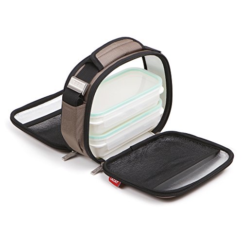 TATAY Urban Food Shell - Bolsa térmica Porta Alimentos con 2 tapers herméticos incluidos, 5,6 litros de capacidad, Poliéster, Marrón Visón, 28 x 13.5 x 23.5 TATAY Urban Food Shell - Bolsa térmica Porta Alimentos con 2 tapers herméticos incluidos, 5,6 litros de capacidad, Poliéster, Marrón Visón, 28 x 13.5 x 23.5