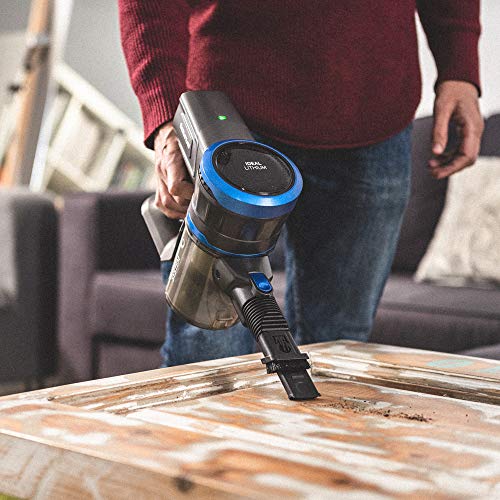 Taurus Ideal Lithium Aspirador de Mano y Lanza Extra Larga, 22.2 V, Cepillo motorizado Brush, Turbo Cyclonic System, 650 ml, Filtro HEPA, Azul, Plastique Taurus Ideal Lithium Aspirador de Mano y Lanza Extra Larga, 22.2 V, Cepillo motorizado Brush, Turbo Cyclonic System, 650 ml, Filtro HEPA, Azul, Plastique