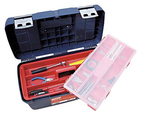 Tayg 16 Caja Herramienta Plástico, Azul/Rojo, 500 x 258 x 255 mm Tayg 16 Caja Herramienta Plástico, Azul/Rojo, 500 x 258 x 255 mm