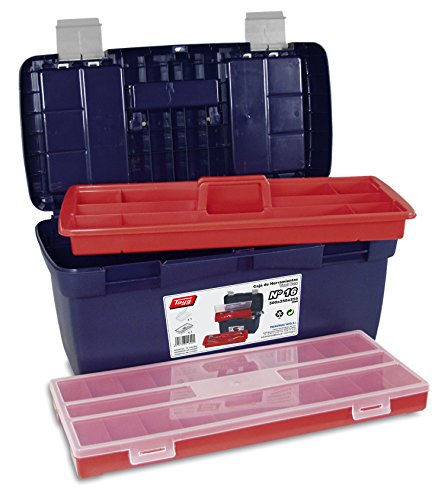 Tayg 16 Caja Herramienta Plástico, Azul/Rojo, 500 x 258 x 255 mm Tayg 16 Caja Herramienta Plástico, Azul/Rojo, 500 x 258 x 255 mm