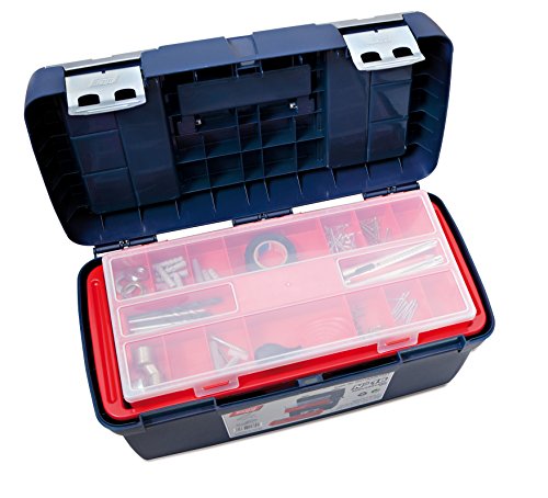 Tayg 16 Caja Herramienta Plástico, Azul/Rojo, 500 x 258 x 255 mm Tayg 16 Caja Herramienta Plástico, Azul/Rojo, 500 x 258 x 255 mm
