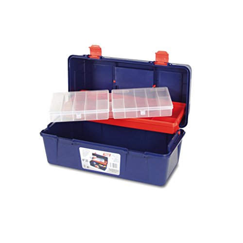 Tayg Caja herramientas plástico n. 25, negro, 400 X 206 X 188 mm Tayg Caja herramientas plástico n. 25, negro, 400 X 206 X 188 mm