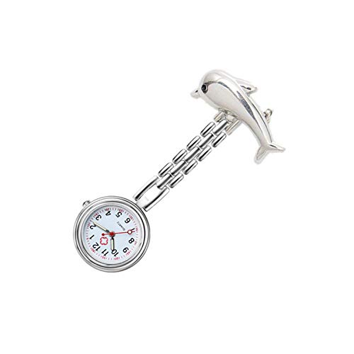 TAYIBO Viento mecánico Reloj de Bolsillo Collar,Gráfico de Pared médico de enfermería, Puntero más números, Ligero y portátil -S