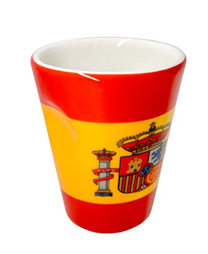 Taza de porcelana para expreso diseño bandera España