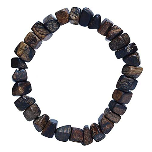 Tbagem-Yjr Conformacional De Madera De Agar Perlas De Buda Pulsera De Madera De Incienso Medicinales Pulsera De Mala De Los Granos