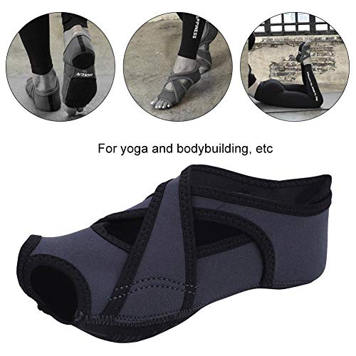 Tbest Zapatillas Calcetines de Yoga Antideslizantes , Calcetines de Pilates de Yoga con Dedos de Pies Zapatillas de Entrenamiento de Baile con Empuñaduras para Pilates Ballet Hombres Mujeres