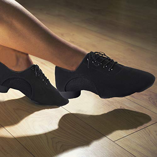 Tbest Zapatos Baile Latino Hombre Mujer,Zapatillas de Baile Latino Danza Suaves y Cómodos Zapatos Latinos de Salón Zapatos de Baile Modernos al Aire Libre para Salsa Latina Tango(43)