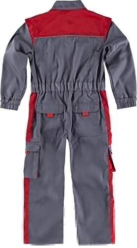 Teamwork Workteam Mono de Trabajo Infantil, Buzo de niños. Infantil Gris+Rojo 8 Teamwork Workteam Mono de Trabajo Infantil, Buzo de niños. Infantil Gris+Rojo 8