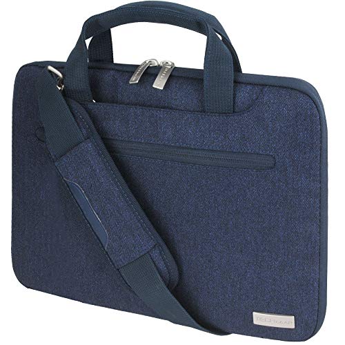 TECHGEAR Funda para 11 - 12,3 computadoras portátiles, Bolsa portátil multifuncional para computadora portátil con correa ajustable para el hombro, Correa de equipaje y manijas supresibles