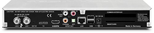 TechniSat Digit Isio S2 - Receptor de TV por satélite (DVB-S2, conexión HDMI, USB), plateado TechniSat Digit Isio S2 - Receptor de TV por satélite (DVB-S2, conexión HDMI, USB), plateado