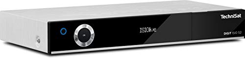 TechniSat Digit Isio S2 - Receptor de TV por satélite (DVB-S2, conexión HDMI, USB), plateado