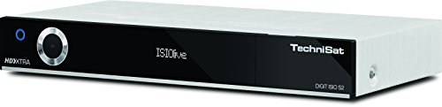 TechniSat Digit Isio S2 - Receptor de TV por satélite (DVB-S2, conexión HDMI, USB), plateado