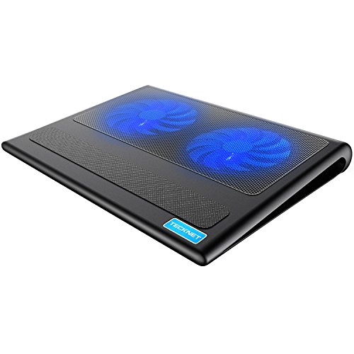 TECKNET Base de Refrigeración para Ordenador Portátil con 2 Ventiladores Silenciosos y Potencias (9-16 Pulgadas, iluminación LED, 2 USB) TECKNET Base de Refrigeración para Ordenador Portátil con 2 Ventiladores Silenciosos y Potencias (9-16 Pulgadas, iluminación LED, 2 USB)