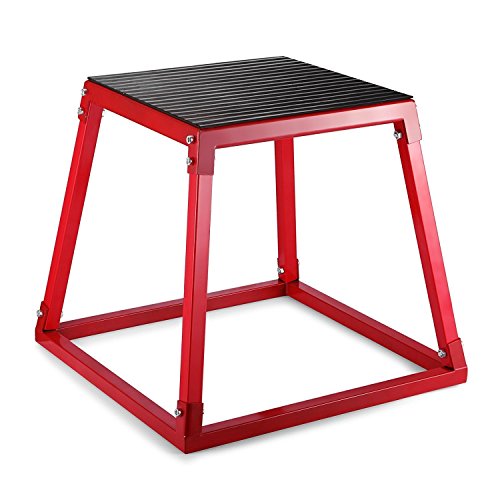 Tecmaqui Cajón de Salto para Fitness 12''/18''/24'' Caja Pliométrica para Entrenamiento de Salto Plyo Box Banco de Salto para Crossfit (12''/30.5cm) Tecmaqui Cajón de Salto para Fitness 12''/18''/24'' Caja Pliométrica para Entrenamiento de Salto Plyo Box Banco de Salto para Crossfit (12''/30.5cm)