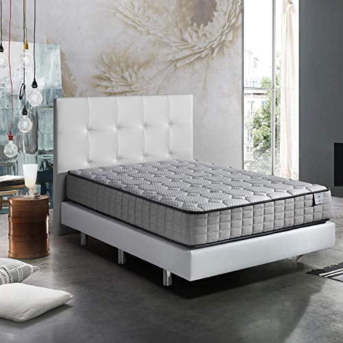 TECNOCOLCHÓN ?? Colchón Viscoelástico Memory Sens Visco | Reversible Verano-Invierno | Certificado Oeko-Tex | 135 x 190 cm. y 22 cm. de Altura TECNOCOLCHÓN ?? Colchón Viscoelástico Memory Sens Visco | Reversible Verano-Invierno | Certificado Oeko-Tex | 135 x 190 cm. y 22 cm. de Altura