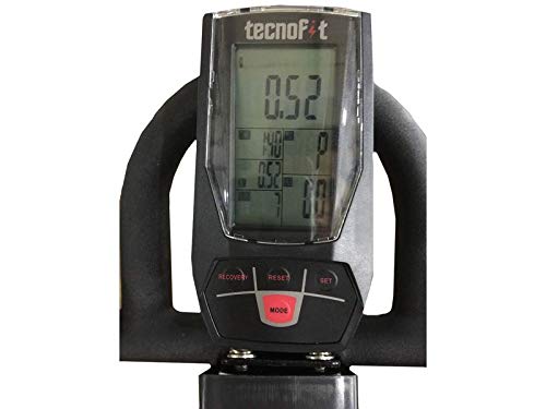 TECNOFIT Indoor Cycle SP 1800 con volante de inercia de 20 kg Bluetooth App I Console Kinomap