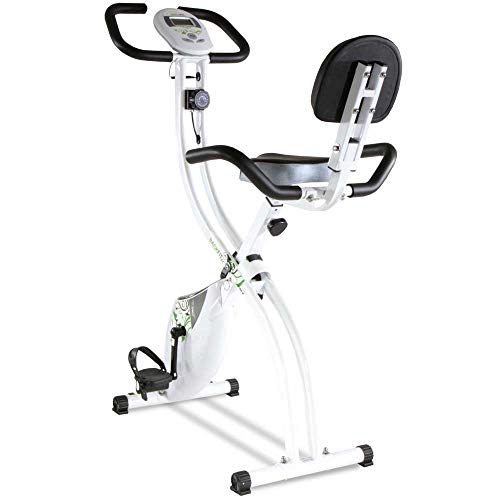 Tecnovita by BH Bicicleta estática Plegable Back FIT YF91 Sillín con Respaldo. Sistema de Freno magnético. Monitor LCD fácil Uso Tecnovita by BH Bicicleta estática Plegable Back FIT YF91 Sillín con Respaldo. Sistema de Freno magnético. Monitor LCD fácil Uso