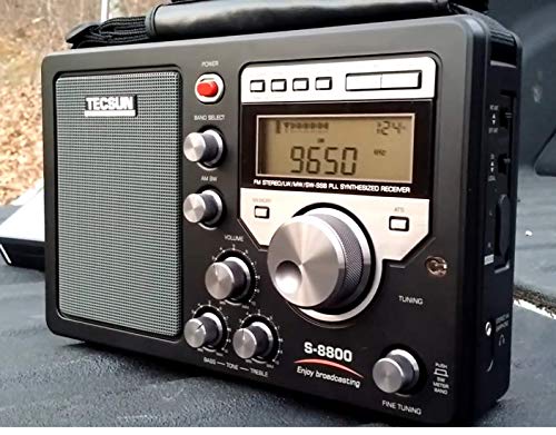 TECSUN S-8800 Radio PortáTil para Exteriores De Banda Completa LM MW SW Am SSB PLL Sintonizador Digital EstéReo con Control Remoto