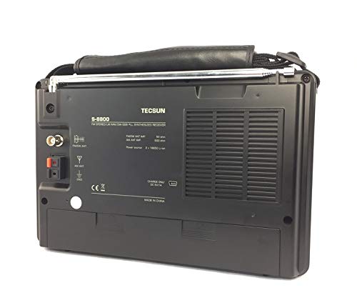 TECSUN S-8800 Radio PortáTil para Exteriores De Banda Completa LM MW SW Am SSB PLL Sintonizador Digital EstéReo con Control Remoto