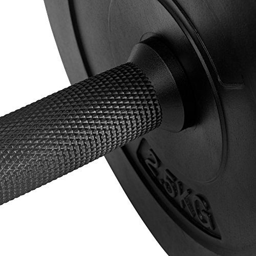 TecTake 2X Mancuerna con Pesas | Forro de plástico | Superficie de Agarre estriada para un Agarre Seguro | -Varios Modelos- (30 kg | no. 402587) TecTake 2X Mancuerna con Pesas | Forro de plástico | Superficie de Agarre estriada para un Agarre Seguro | -Varios Modelos- (30 kg | no. 402587)