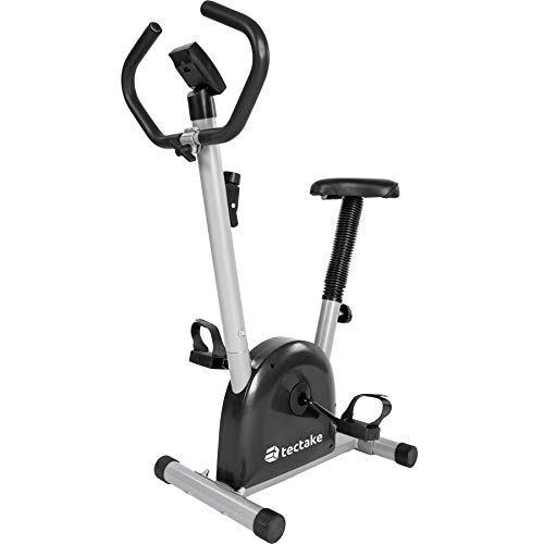 TecTake 401077 Bicicleta Estática con Consola, Asiento Ajustable en Altura, Entrenamiento Musculación, Fitness Deporte, Pantalla de LCD, Carga Máxima 100 kg TecTake 401077 Bicicleta Estática con Consola, Asiento Ajustable en Altura, Entrenamiento Musculación, Fitness Deporte, Pantalla de LCD, Carga Máxima 100 kg