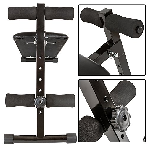TecTake 401078 - Banco de Musculación 120x33x63 cm, Pesas Ejercicio Abdominales TecTake 401078 - Banco de Musculación 120x33x63 cm, Pesas Ejercicio Abdominales