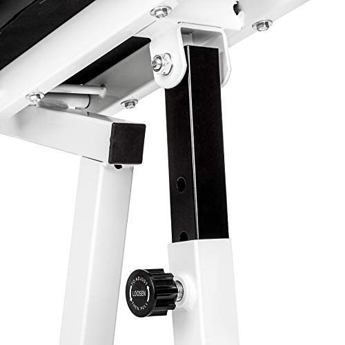 TecTake Banco de musculación Ajustable inclinación | Respaldo y Asiento Regulable TecTake Banco de musculación Ajustable inclinación | Respaldo y Asiento Regulable