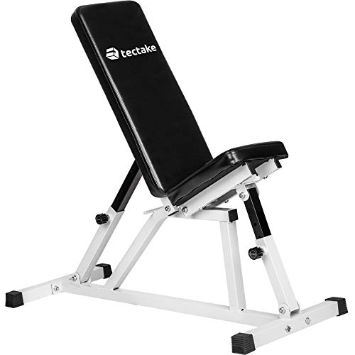 TecTake Banco de musculación Ajustable inclinación | Respaldo y Asiento Regulable TecTake Banco de musculación Ajustable inclinación | Respaldo y Asiento Regulable