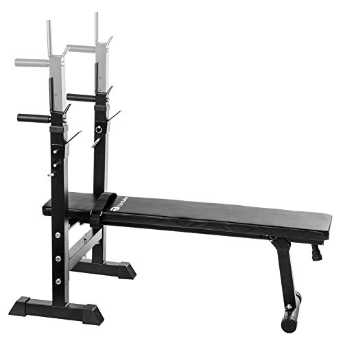 TecTake Banco de Pesas con Soporte para Pesas TecTake Banco de Pesas con Soporte para Pesas