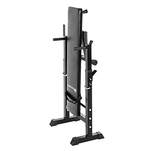 TecTake Banco de Pesas con Soporte para Pesas TecTake Banco de Pesas con Soporte para Pesas