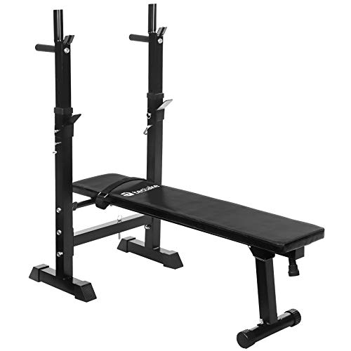 TecTake Banco de Pesas con Soporte para Pesas TecTake Banco de Pesas con Soporte para Pesas