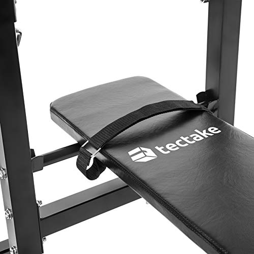 TecTake Banco de Pesas con Soporte para Pesas TecTake Banco de Pesas con Soporte para Pesas