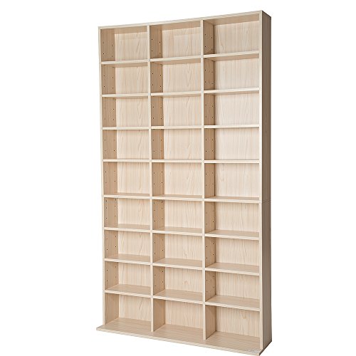 TecTake Estante de CD DVD Shelf archivado 1080 CDs DVDs (401702) TecTake Estante de CD DVD Shelf archivado 1080 CDs DVDs (401702)