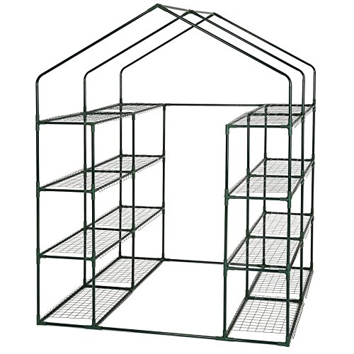 TecTake Invernadero de jardín vivero casero Plantas Cultivos - Varios Modelos - (143x143x195cm | No. 401860) TecTake Invernadero de jardín vivero casero Plantas Cultivos - Varios Modelos - (143x143x195cm | No. 401860)
